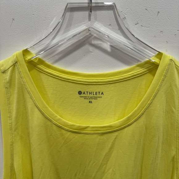 Athleta Essence Vital Tabk XL Yellow - Picture 2 of 4